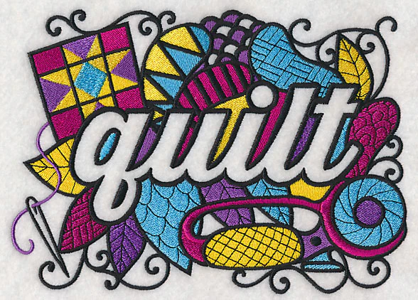 Crafty Quilt (Blackwork) - Image 2