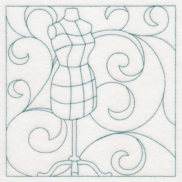 Crafty Quilting - Dress Form (Double Run) - Image 2