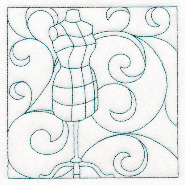 Crafty Quilting - Dress Form (Double Run) - Image 4