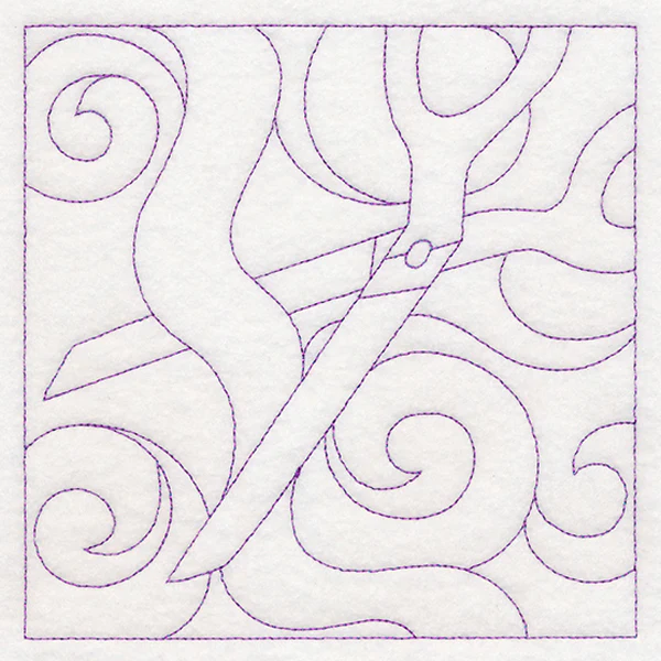 Crafty Quilting - Scissors (Double Run) - Image 3