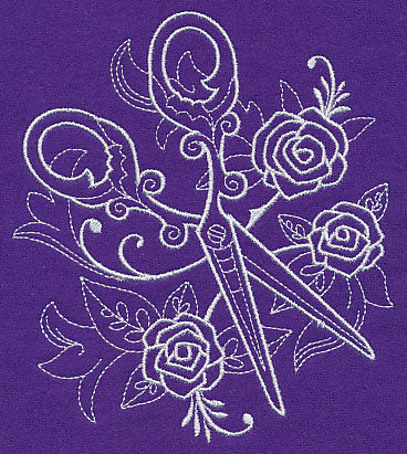 Crafty Scissors (Whitework) - Image 3