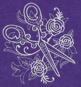 Crafty Scissors (Whitework) - Image 4