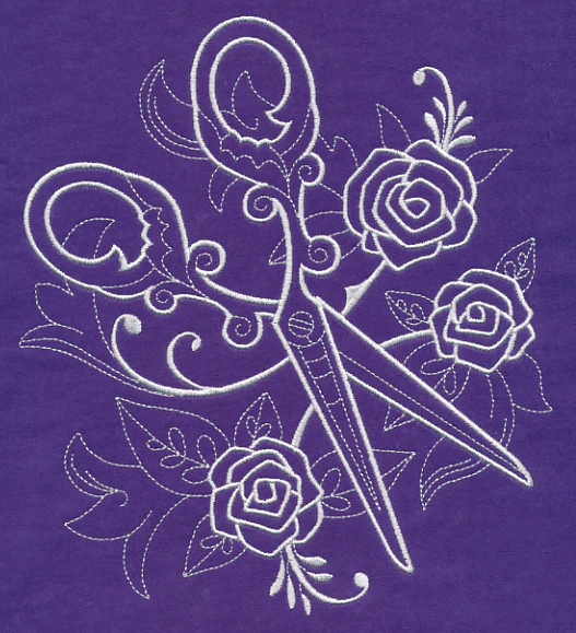 Crafty Scissors (Whitework) - Image 5