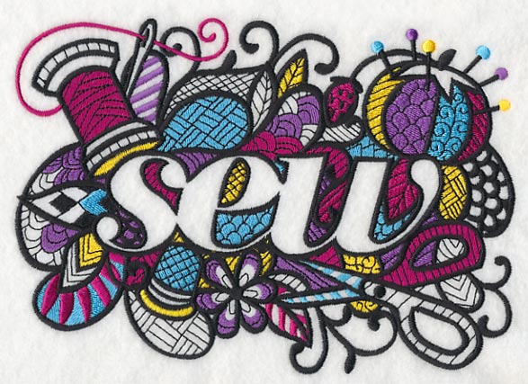 Crafty Sew (Blackwork) - Image 2