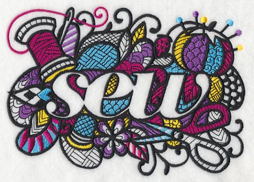 Crafty Sew (Blackwork) - Image 3
