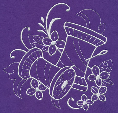 Crafty Spools of Thread (Whitework) - Image 2