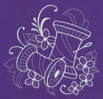 Crafty Spools of Thread (Whitework) - Image 3