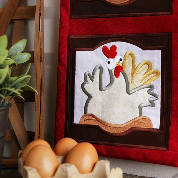 Crazy Coop Chicken Squares (Quilt Block) Design Pack - Image 14