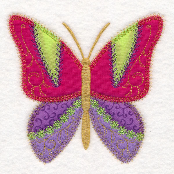 Crazy Patchwork Butterfly (Heirloom Applique) - Image 3