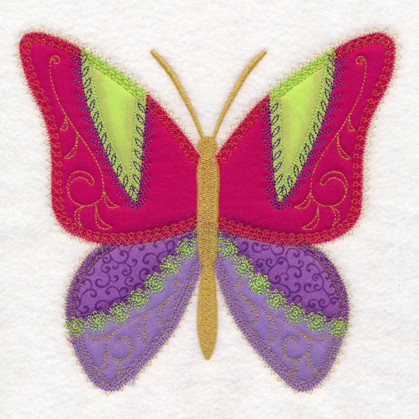 Crazy Patchwork Butterfly (Heirloom Applique) - Image 5