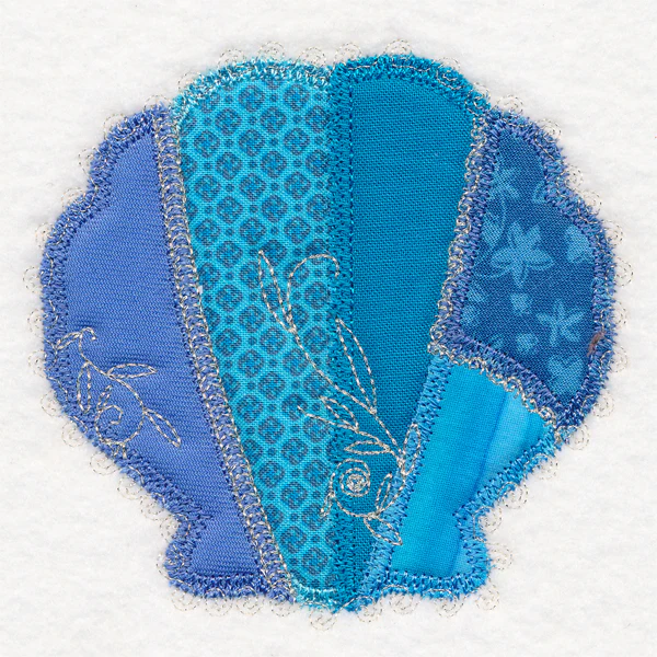 Crazy Patchwork Seashell (Heirloom Applique) - Image 5