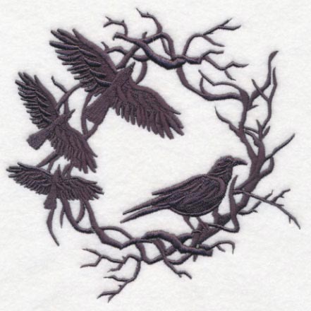 Creepy Crow Wreath - Image 3