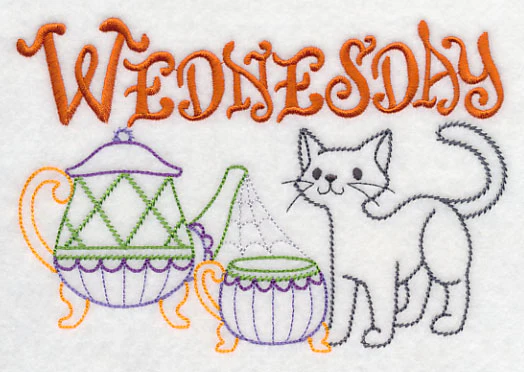 Creepy Tea on Wednesday (Vintage) - Image 3