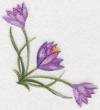Crocus Corner in Watercolor - Image 2