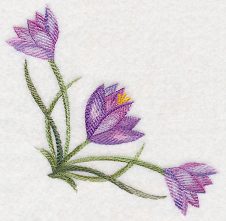 Crocus Corner in Watercolor - Image 4