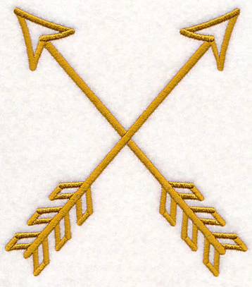 Crossed Arrows (Goldwork) - Image 4