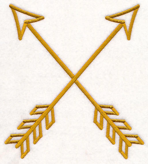 Crossed Arrows (Goldwork) - Image 6