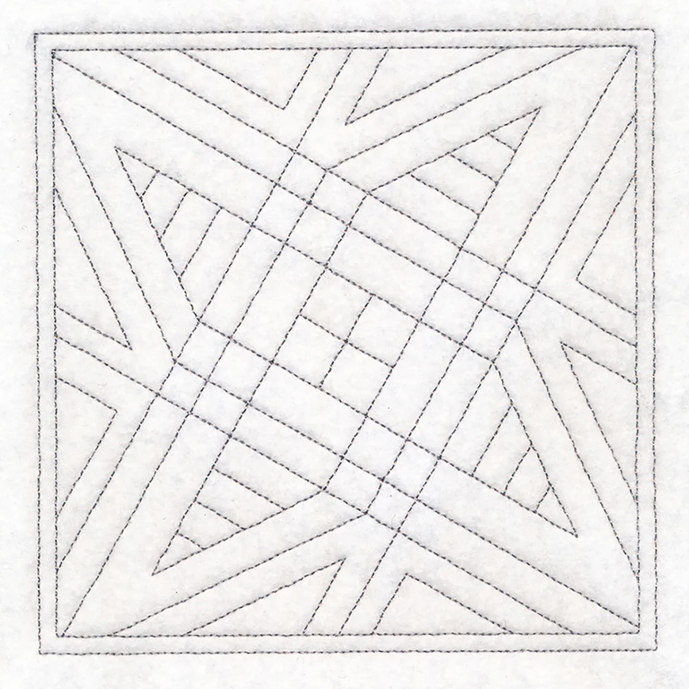Crosshatch Quilting Square - Image 7