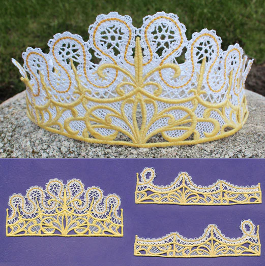 Crown Fit for a Queen (Battenburg Lace) - Image 3