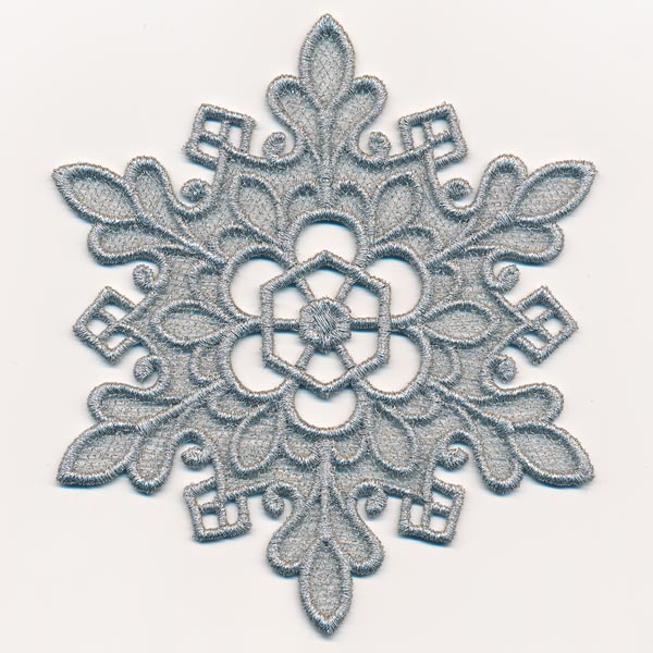 Crystal Snowflake Gift Topper (Lace) - Image 6