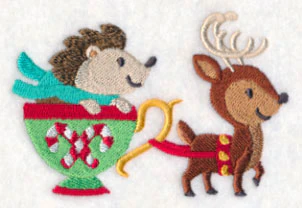 Cup o' Christmas Hedgehog - Image 3