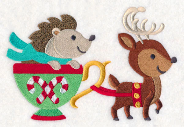 Cup o' Christmas Hedgehog - Image 4