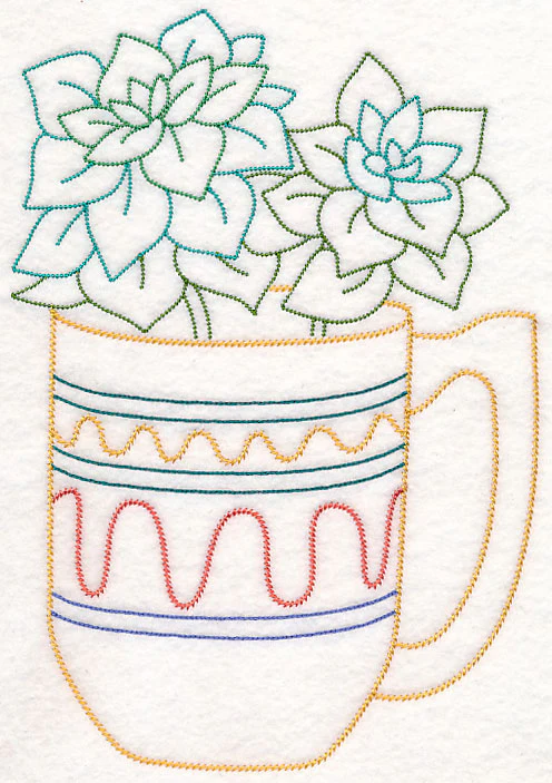 Cup o' Succulent - Aeonium (Vintage) - Image 6