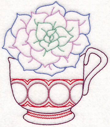 Cup o' Succulent - Echeveria (Vintage) - Image 4