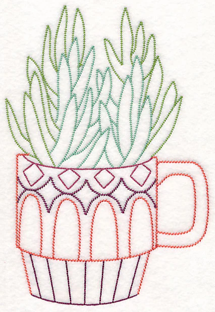 Cup o' Succulent - Senecio (Vintage) - Image 2