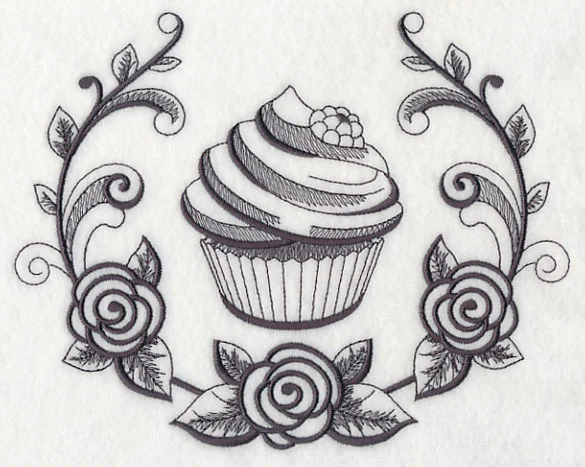 Cupcake and Sugar Flower Laurel - Image 2