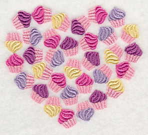 Cupcake Silhouette Heart - Image 4