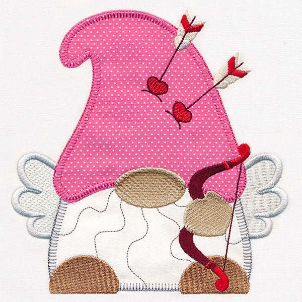 Cupid for Valentine's Day Gnome (Heirloom Applique) - Image 9