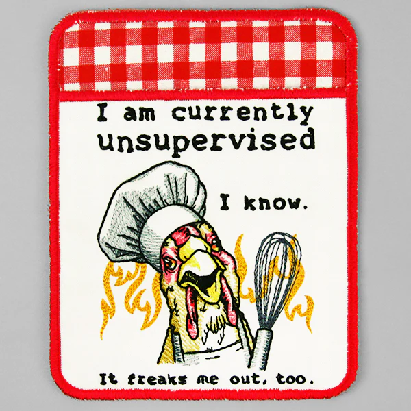 Currently Unsupervised Chicken Potholder (In-the-Hoop) - Image 3