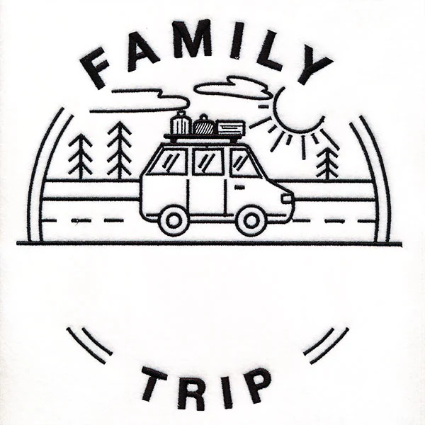 Customizable Family Trip - Satin Stitch - Image 12