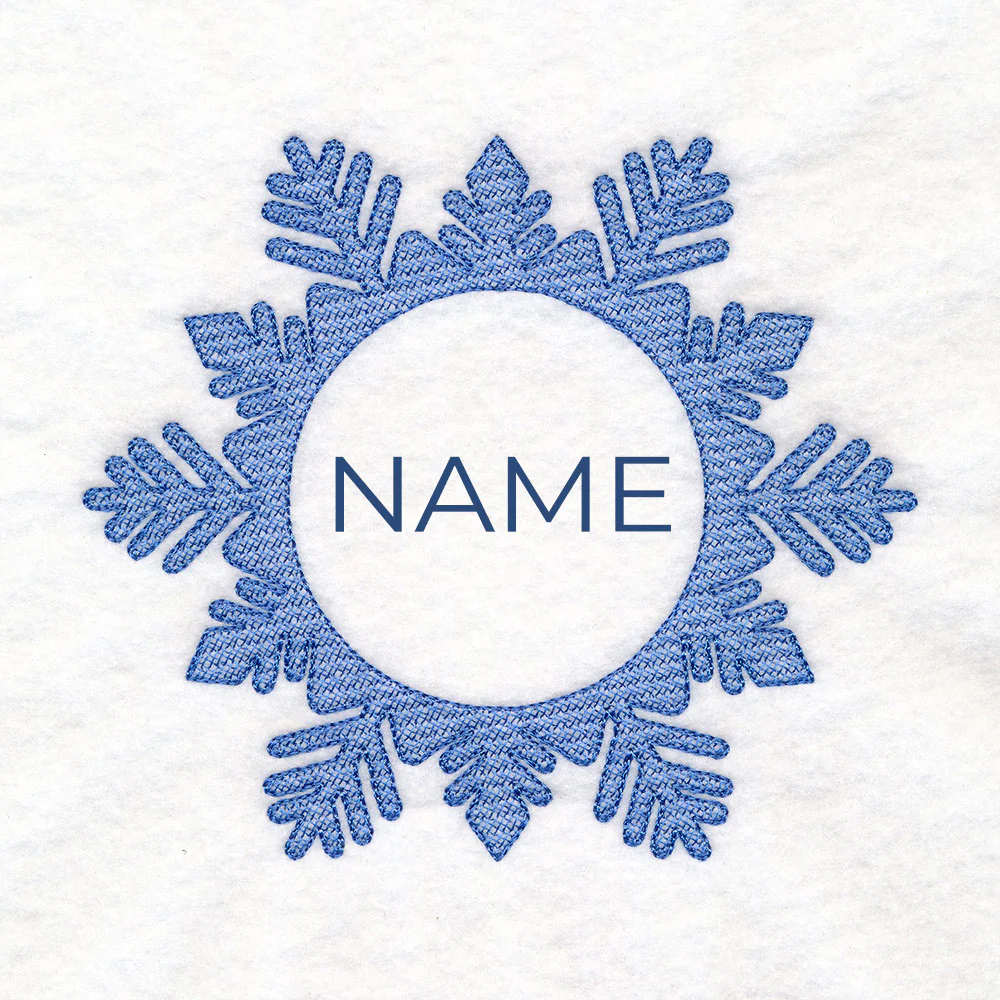 Customizable Snowflake (Embossed) - Image 4
