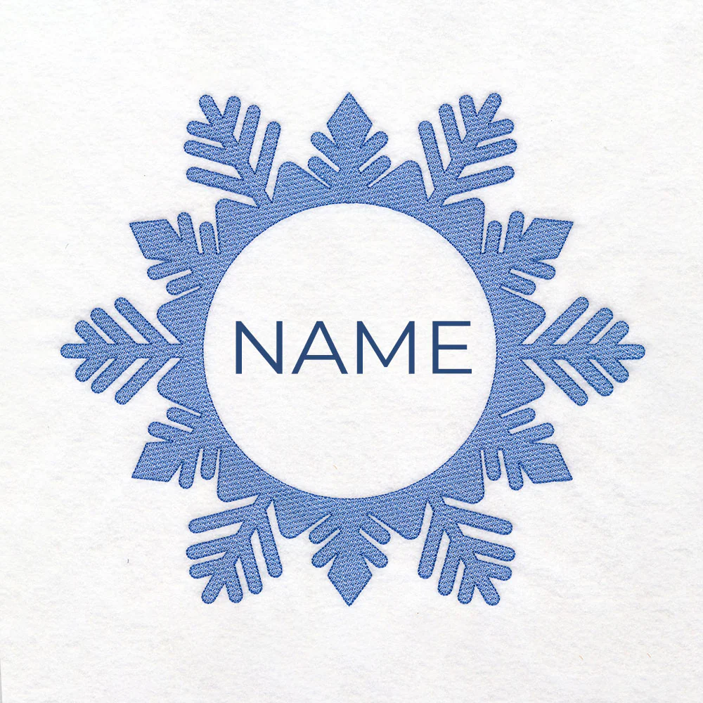 Customizable Snowflake (Embossed) - Image 5