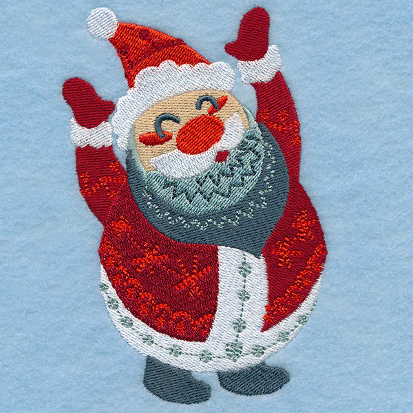 Cute Scandinavian Christmas - Santa - Image 2