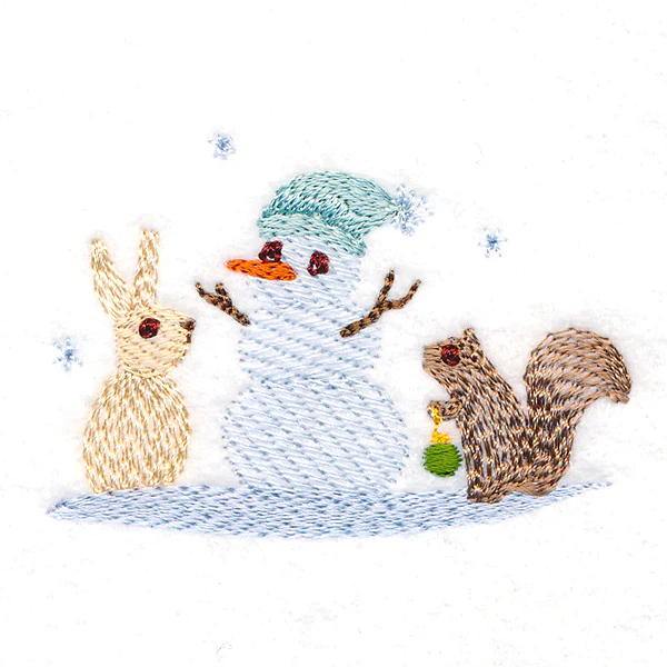 Cute Snowman and Friends - Image 2