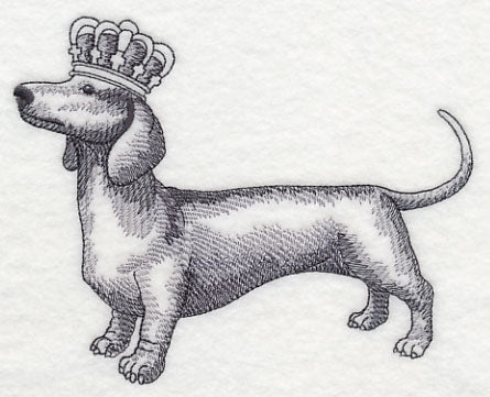 Dachshund in Crown - Image 2