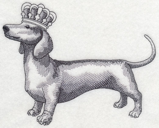 Dachshund in Crown - Image 4