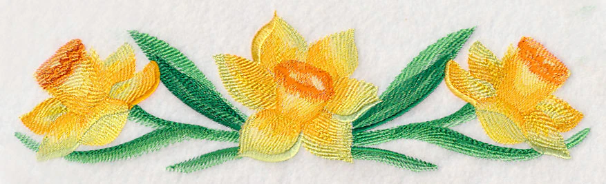 Daffodil Border in Watercolor - Image 5