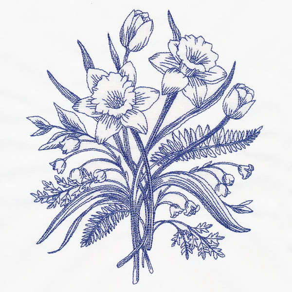 Daffodils and Tulips Bouquet