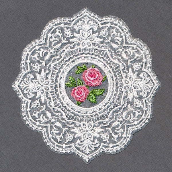 Dainty as Can Be Rose Doily (Organza) - Image 7