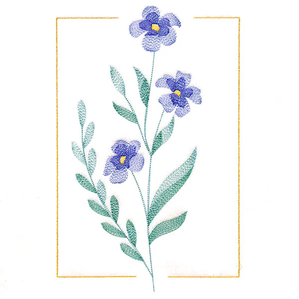 Dainty Blooms - Prairie Flax - Image 5