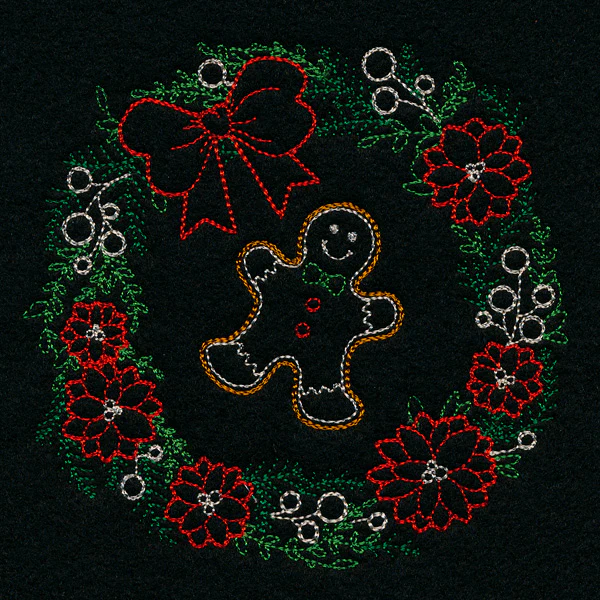 Dainty Gingerbread Wreath (Vintage) - Image 4