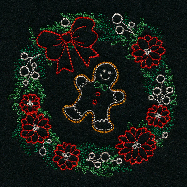 Dainty Gingerbread Wreath (Vintage) - Image 5