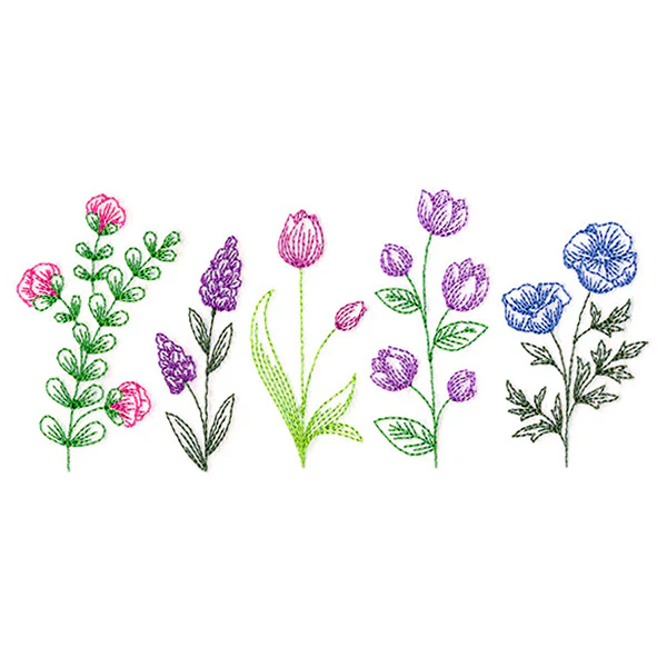 Dainty Wildflower Border 1 - Image 4