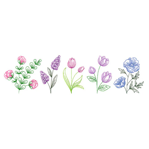 Dainty Wildflower Border 2 - Image 5