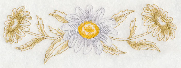 Daisy Border (Toile) - Image 2
