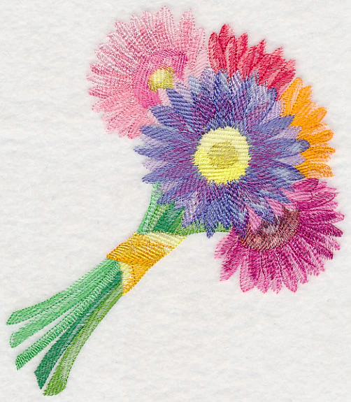 Daisy Bouquet in Watercolor - Image 5